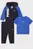 Детский спортивный костюм (кофта, футболка, брюки) Minicats 3-Piece Set Toddlers