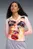Женский бежевый лонгслив в полоску PUMA x KIDSUPER Long Sleeve Jersey Women