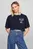 Женская темно-синяя футболка TJW LETTERMAN TEE