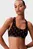 Женский черный топ с узором UNLINED BRALETTE