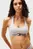 Женский серый топ RACERBACK BRALETTE