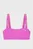 Женский розовый лиф от купальника PUMA Women's Bandeau Top