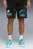 Черные шорты с узором What The Fun Relaxed Basketball Shorts Unisex (унисекс)