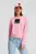 Женский розовый свитшот KLJ REGULAR LOGO SWEAT