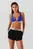 Женские черные шорты LOGO HIGH WAIST
