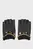 Женские черные кожаные митенки K PINS CHARM FL GLOVE