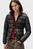 Жіночий чорний пуховик BASIC HOODED DOWN JACKET