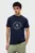 Чоловіча темно-синя футболка REG CREST CLUB SS TEE