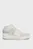 Жіночі білі шкіряні кросівки BASKET CUPSOLE HIGH MIX ML FAD