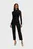 Женские черные брюки с узором MONOGRAM SUIT PANTS