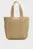Женская бежевая сумка WEBBING STRAP CANVAS TOTE