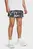 Чоловічі чорні шорти з візерунком UA LAUNCH 5'' PRINT SHORTS