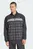 Мужская черная спортивная кофта Tartan Loose