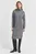 Женское серое шерстяное платье DETAIL TURTLENECK DRESS