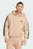 Мужское бежевое худи Essentials 3-Stripes Fleece