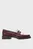 Жіночі бордові шкіряні лофери Treena Kiltie Lug Loafer