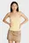 Женский желтый топ  TJW SLIM GMD RIB STRAP TOP