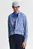 Чоловіча блакитна лляна сорочка REG COTTON LINEN SHIRT