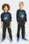 Детский черный комплект одежды (свитшот, джоггеры) ADIDAS MINECRAFT