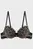 Женский черный бюстгальтер