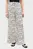 Женские белые льняные брюки с узором PULL ON