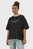 Жіноча чорна футболка Kuldiga Heavy Oversized