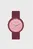 Женские бордовые часы O clock