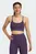 Женский фиолетовый топ adidas All Me Light Support Rib Long Line