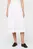 Жіноча біла плісирована спідниця COTTON STITCH PLEATED LONG