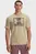 Чоловіча бежева футболка UA ABC CAMO BOXED LOGO SS