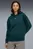 Жіноче темно-зелене худі Essentials Oversized Hoodie Women
