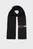 Мужской черный шарф TH SKYLINE KNIT SCARF