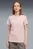 Женская пудровая футболка Scuderia Ferrari Sportswear Tonal Shield Tee Women