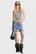 Жіночі блакитні джинсові шорти з візерунком BOYFRIEND DENIM SHORT
