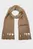 Жіночий бежевий вовняний шарф K ESSENTIAL KNIT SCARF
