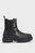 Жіночі чорні шкіряні челсі TJW CHELSEA FOXING BOOT