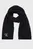 Женский черный шарф MONOGRAM EMBRO SCARF
