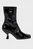 Жіночі чорні ботильйони AMBER / D-AMBER MD BT BOOTS