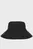 Женская черная льняная панама LINEN SUN HAT