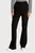 Жіночі чорні спортивні штани WOVEN LABEL WIDE LEG RIB PANTS