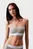 Женский серый топ LIGHTLY LINED BANDEAU