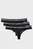 Жіночі чорні трусики (3 шт) LOGO THONG