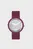 Женские бордовые часы O clock