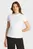 Женская белая футболка CK EMB GRAPHIC SLIM T-SHIRT