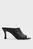Женские черные кожаные мюли Vionnet