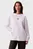 Женский белый лонгслив MONOLOGO OVERSIZED CREW