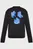 Чоловічий чорний світшот klj regular 3d monogram sweat