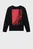 Детский черный свитшот BACK GRAPHIC TERRY