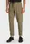 Мужские оливковые брюки COMFORT KNIT TAPERED PLEAT