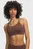 Женский коричневый топ Seamless Cotton Low Bra